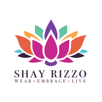 Logo of Shay Rizzo showing bright colors within a flower design